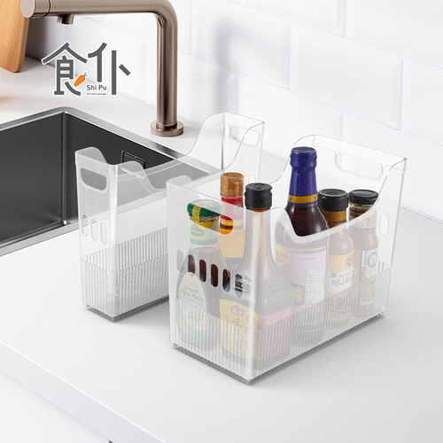 Plastic kitchen storage boxes wholesale office folders transparent storage boxes with handles wheel storage baskets wholesale