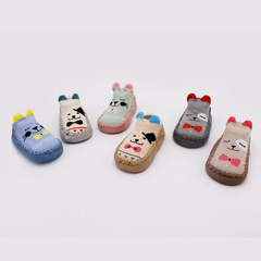 春秋款寶寶鞋襪早教鞋點膠防滑寶寶學步鞋批發短筒嬰兒地板襪軟底
