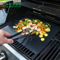 テフロンバーベキューマットbbqグリルマット粘着不耐高温布焙煎油布屋外焼肉オーブンマット