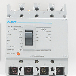 Chint Molded Case Circuit breaker air switch open three-phase four-wire NM1-125S/4 300 250s100a250a