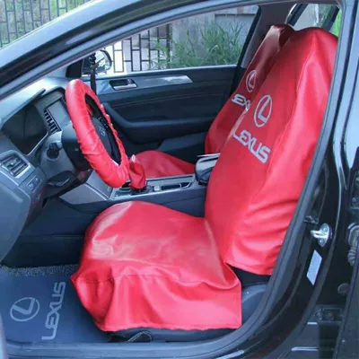 4S Shop Car Repair Protective Seat cushion, seat cover - red-printable