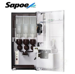 Three-Heated Beverage Coin-Operated Fully Automatic Coffee Machine Commercial Type Instant Coffee Milk Tea Machine Multifunction Beverage Machine