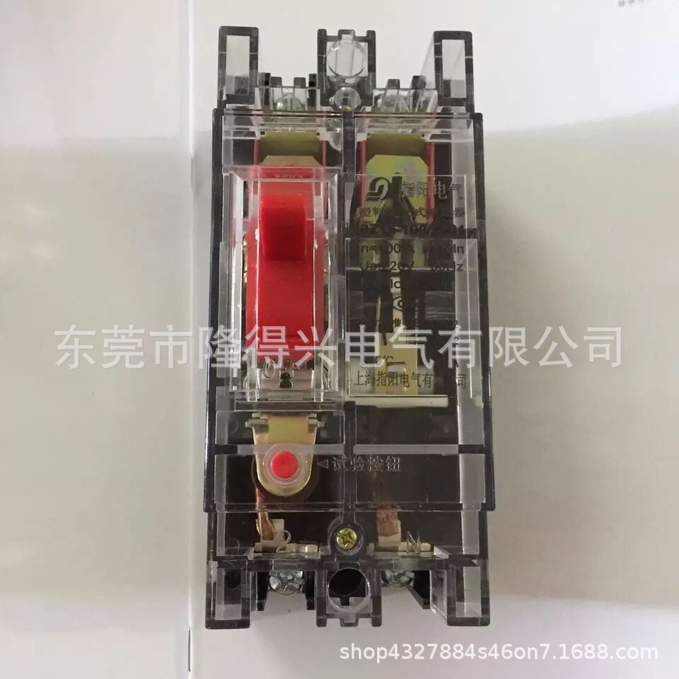 新品透明DZ15-100/290 390塑壳断路器2P 3P空气开关40A 63A 100A