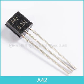 直插三极管A42 TO-92极性NPN插件式小功率晶体管MPSA42正品环保