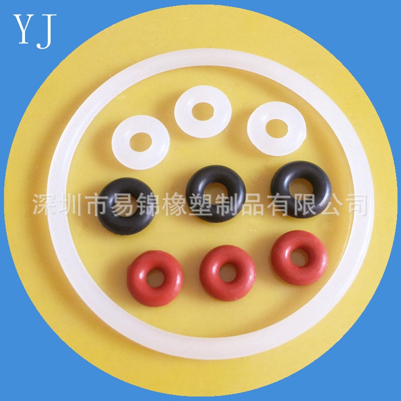 食品级半透明红色硅胶o型密封圈 黑色丁腈丁晴橡胶氟胶防水O形圈