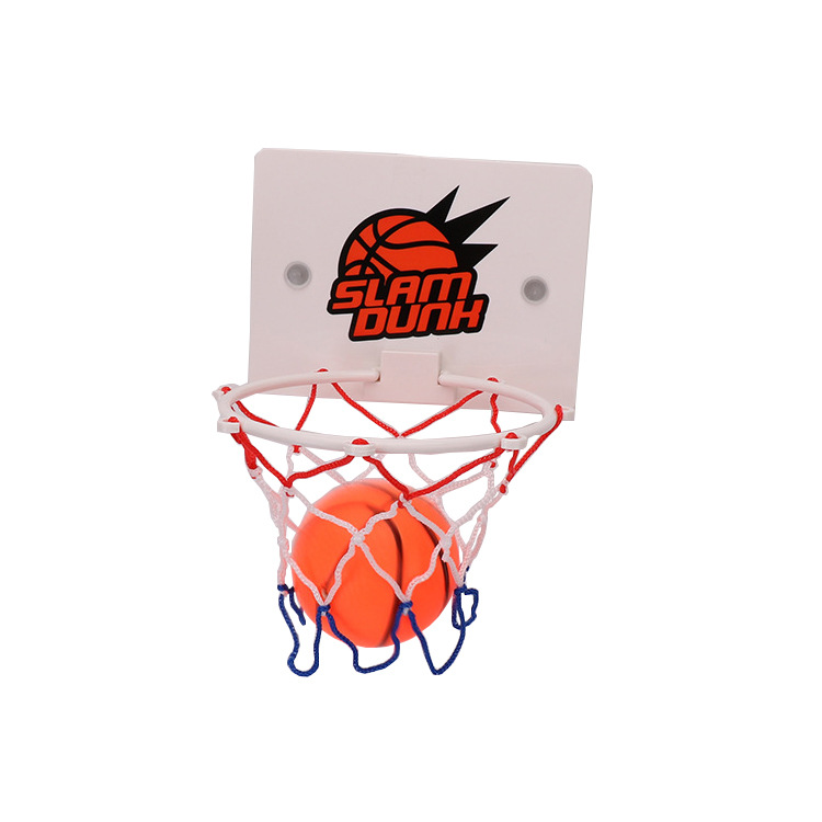 Transfronterizo con bomba pvc baloncesto inflable patrón imprimible tiro móvil colgante mini ventosa tabla de baloncesto