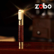 ZOBO正牌石楠木烟嘴 高档男士微孔循环型可清洗过滤嘴礼品礼盒装
