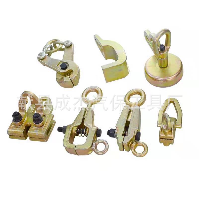 整体锻打钣金工具大梁校正仪配件汽车钣金夹子单向尖嘴夹钳夹具