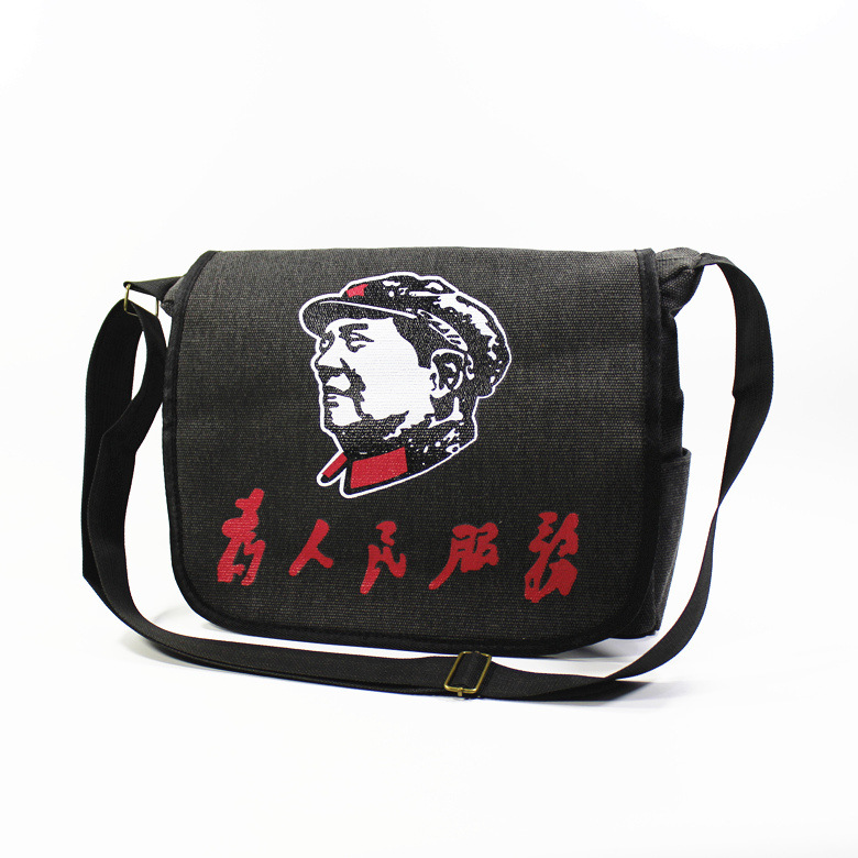 Big bag black-white head 36*27cm