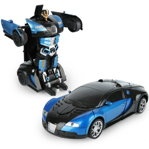 1:14 Cross-border Children's Toy Transforming Remote Control Car 2.4G Gesture Sensing Transforming Car Transformer Robot