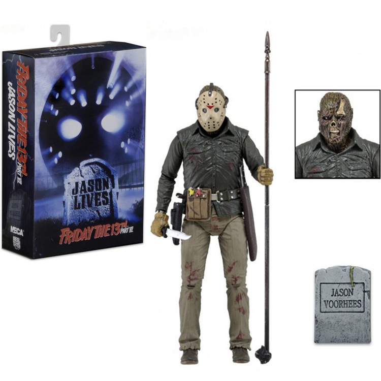 NECA 39714 Black Friday Jason Jason 30th anniversary deluxe edition doll model hand office NECA 39714 Black Friday Jason Jason 30th anniversary deluxe edition doll model hand office