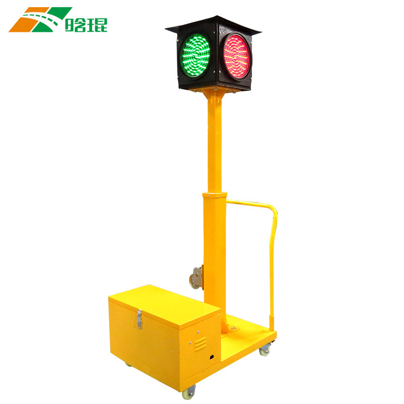 晗琨太阳能交通信号灯移动红绿灯信号灯太阳能移动信号灯