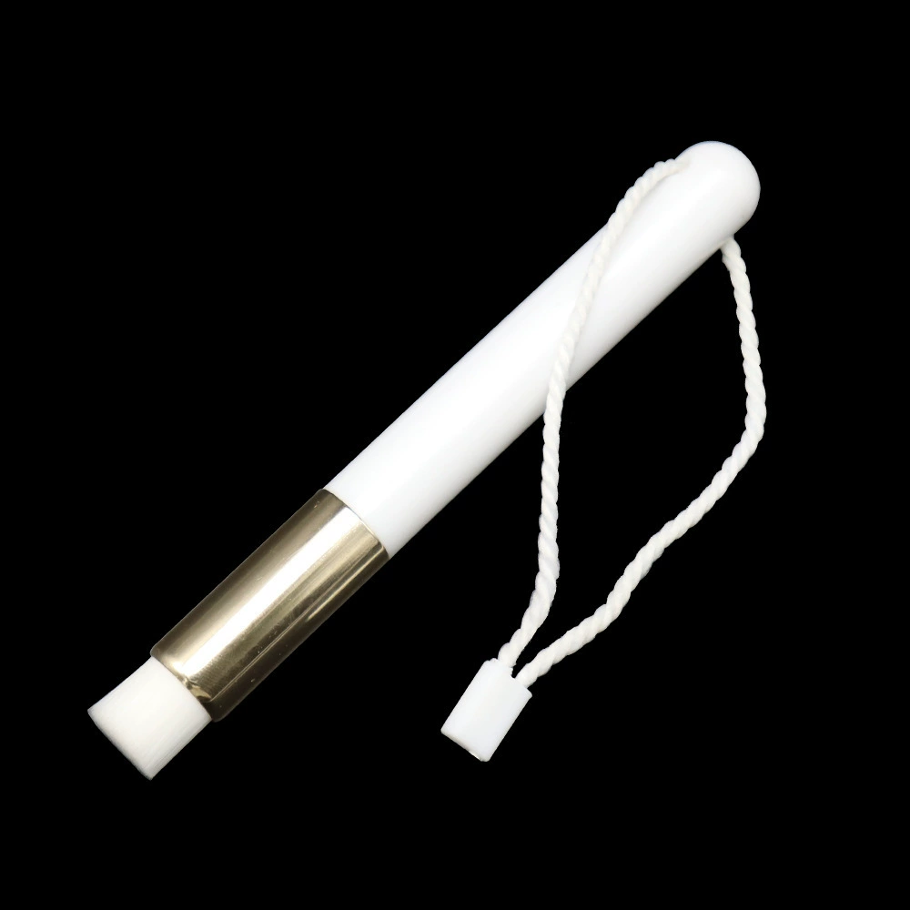 Nasal cleaning brush, 11 cm, ABS or wooden handle, flat or convex head, customizable colors