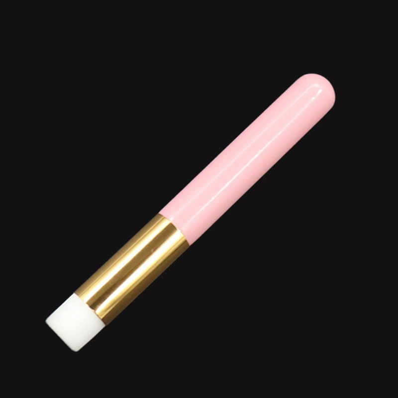 Nasal cleaning brush, 11 cm, ABS or wooden handle, flat or convex head, customizable colors