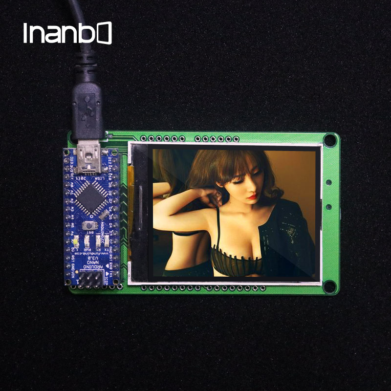 arduino uno/nano 2.6/2.8寸 TFT 液晶屏 SD卡 tft  显示屏彩屏