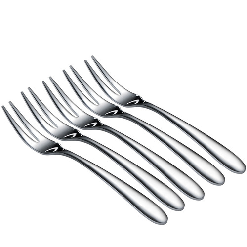 304 stainless steel fruit fork thickened household dessert fork two-tine fork subsidiary gift cake fork moon cake fork