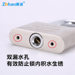 Padlock for Security Doors, Household Lock Hardware – Miniature, Stainless Steel-Imitation Lock with Waterproof & Rustproof Design, Easy-to-Use Keyhole