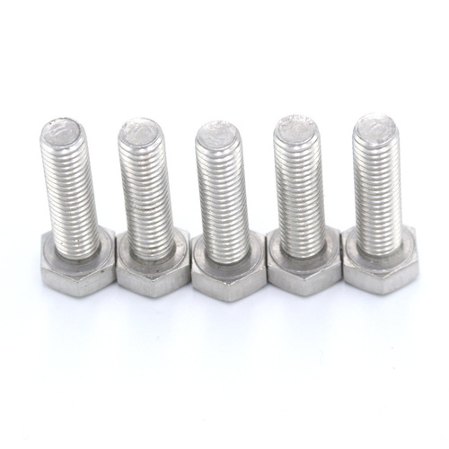304 stainless steel hexagonal external screw full-thread rod bolt DIN933 M3 4 5 6 8