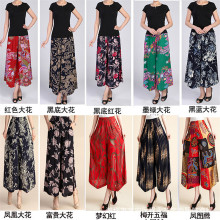 中老年女装阔腿裤妈妈装打底裤 阿里巴巴外贸地摊货源批发网1688