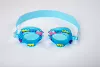 Lake blue small fish swimming mirror