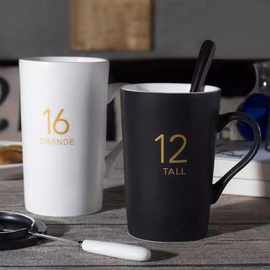 新款陶瓷杯 创意杯子水杯 定logo厂家批发随手礼品马克杯印刷热卖