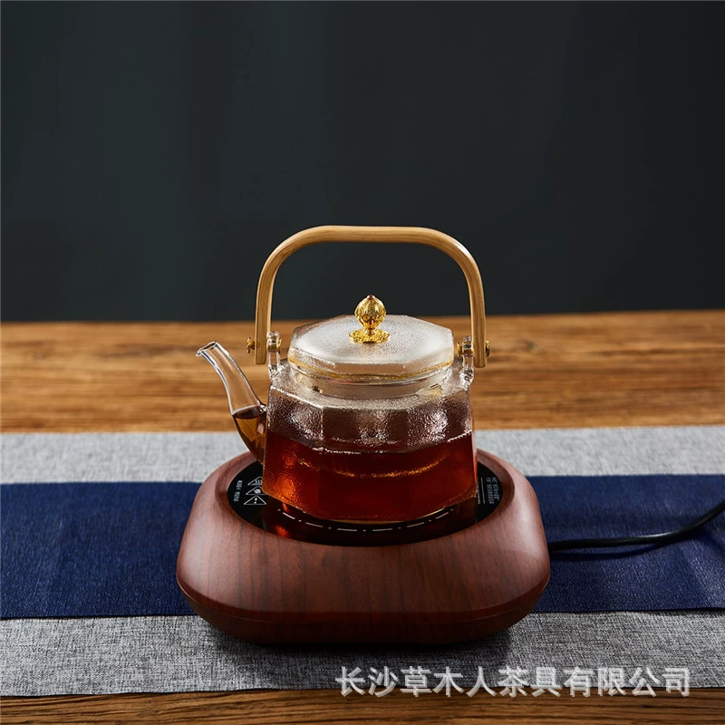 湘茗堂 小电陶炉煮茶器小型家用玻璃烧水壶泡茶迷你电茶炉煮茶器