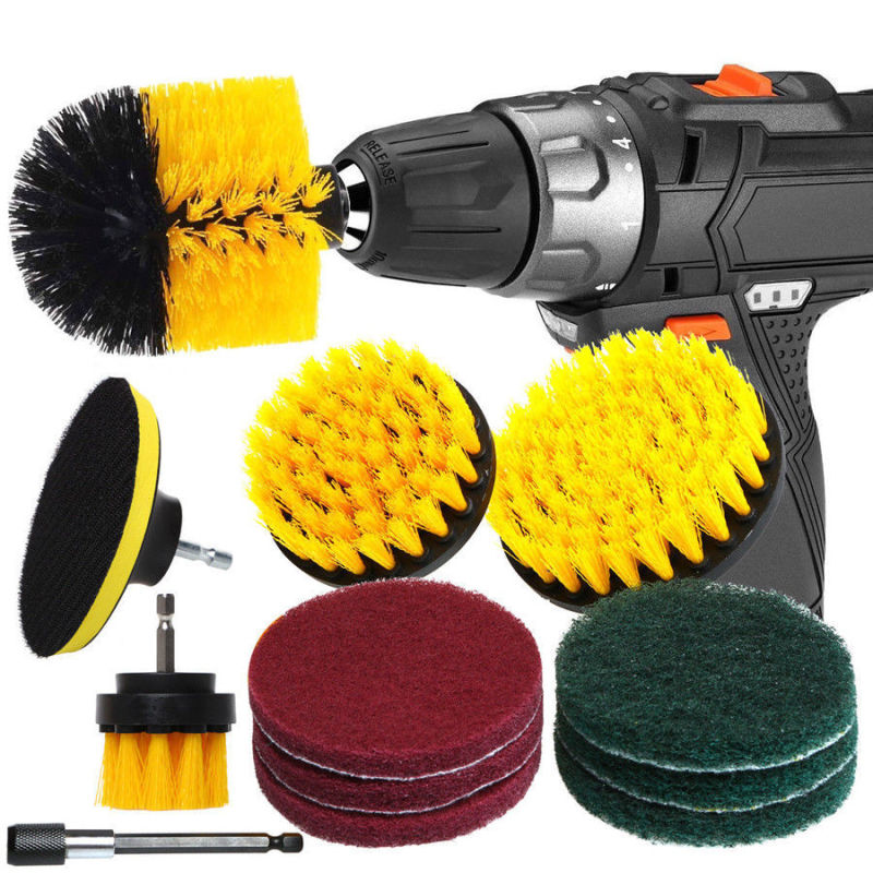 Household Electric Drill Brush Set Scouring Pad Cleaning Power Tool Polishing Grinding Cleaning Brush Electric Drill Brush Head Manufacturer