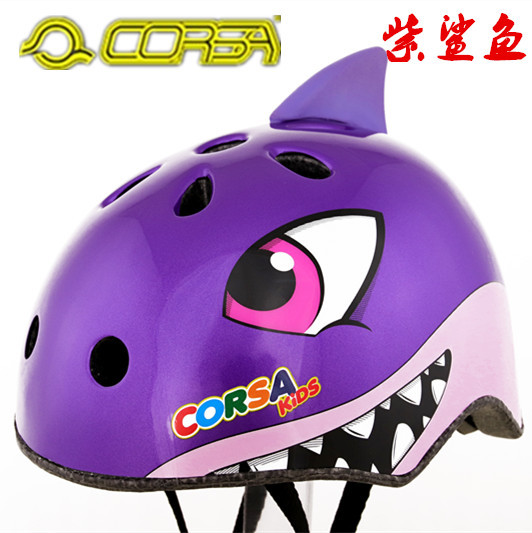 Casco de seguridad para niños CORSA cool kidsren's animal cartoon cross-border casco de bicicleta patinaje sobre ruedas balance kart.