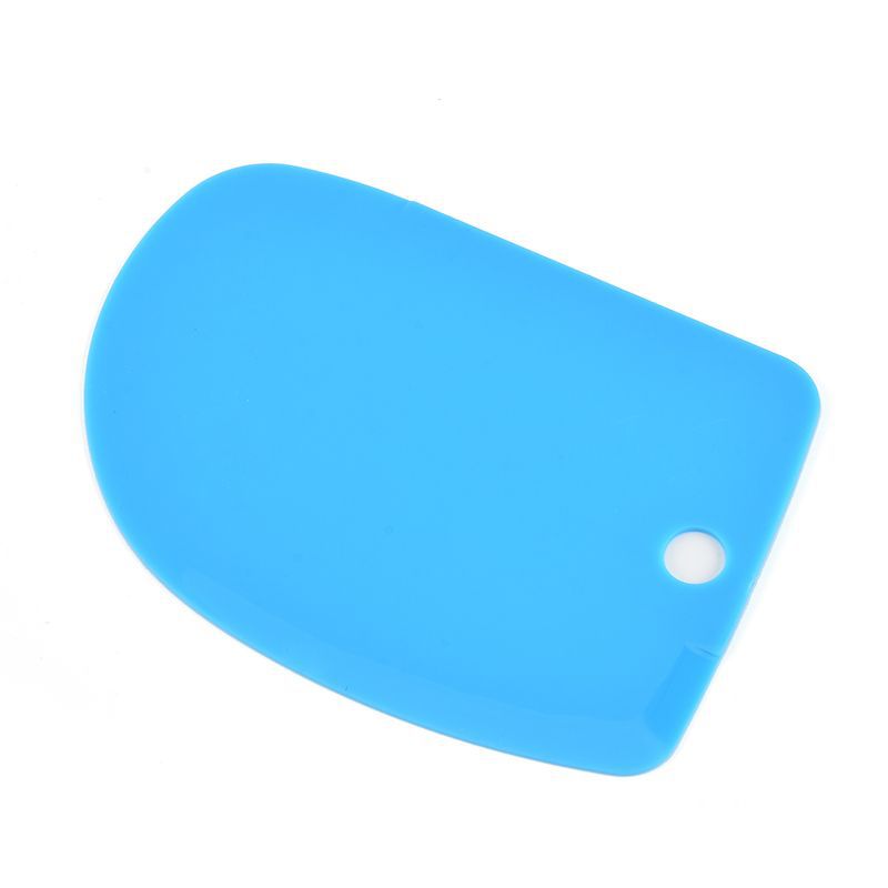 Juego de 3 piezas de herramientas para hornear raspador de crema de plástico cortador de masa de pastel de crema raspador para hornear