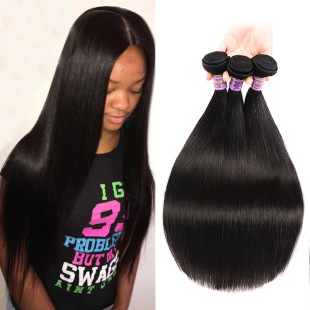 ���˼ٰl �Lֱ�l�l�� straight human hair extension �R�������l