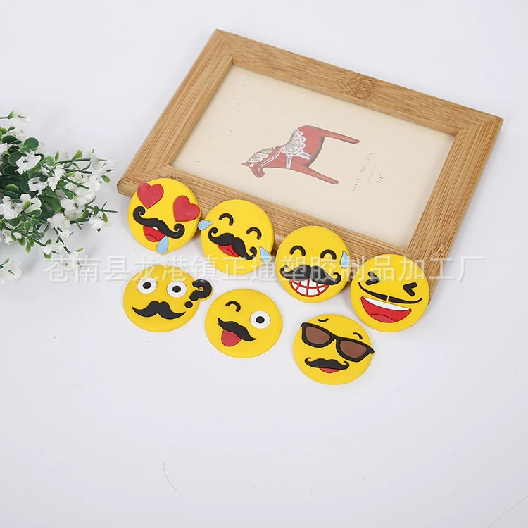 Оптовая продажа, утолщенный мультяшный силиконовый магнит на холодильник, креативный мягкий клей, магнит на холодильник, сильный магнитный мягкий магнитный магнит на холодильник из ПВХ, настройка