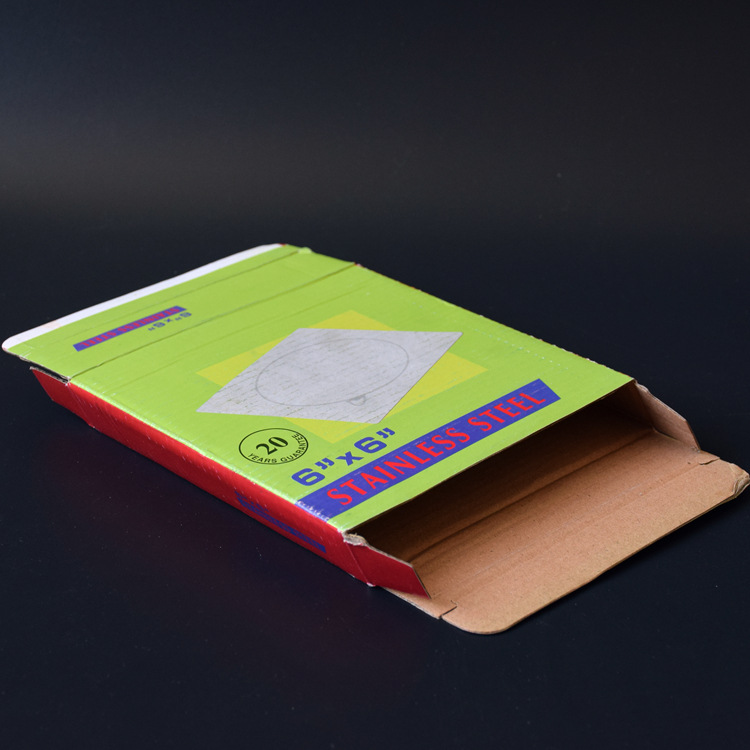 五金不锈钢配件地漏包装盒设计瓦楞对表加厚纸盒彩盒制作印刷LOGO