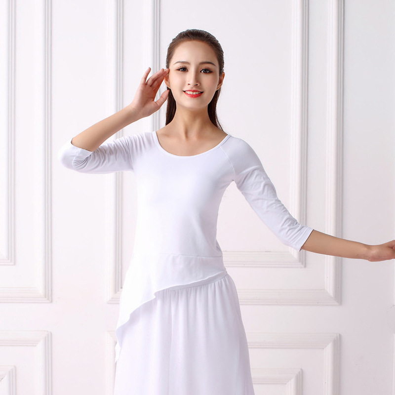 Yoga Clothing Modern Dance Practice Clothing Female Adult Yoga Dance Top Classical Latin Square Dance Clothing