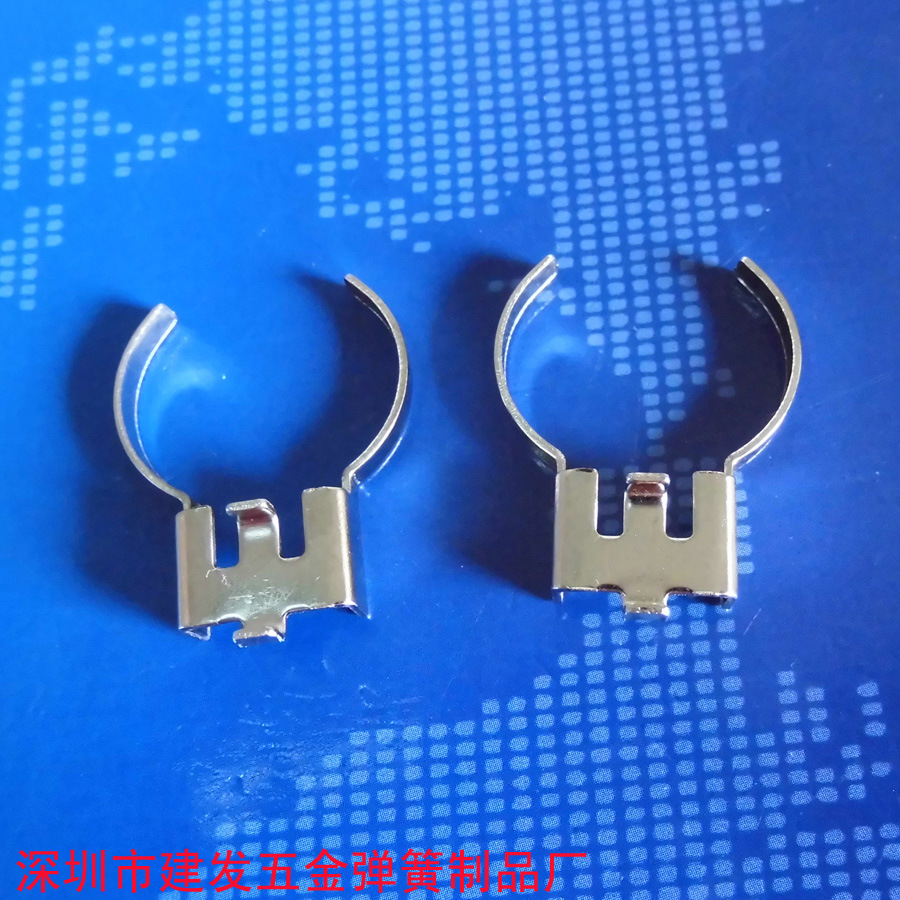 供应车充五金配件 弹片弹簧 铜帽子冲压导电端子插座五金 JF-100