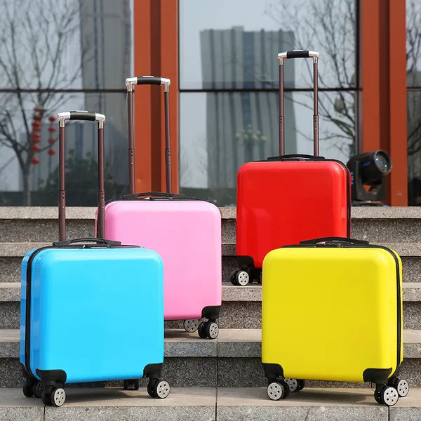 Factory wholesale children's trolley case 18 inch boarding box ABS thick waterproof wear-resistant luggage can be printed logo