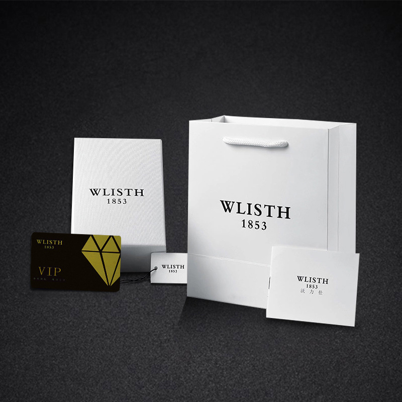 Wolishi box white watch box gift box packaging watch box wholesale printable LOGO in stock delivery