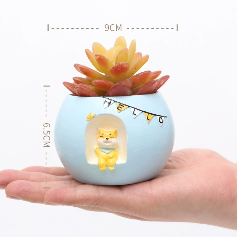 Если домашняя творческая Смола смотрит на звездный цветочный горшок микро-ландшафтное Садоводство Настольный цветок в горшке оптом