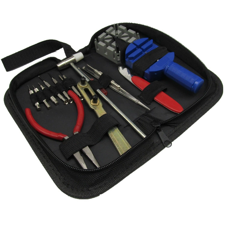 Инструменты для ремонта часов, набор инструментов для ремонта часов из 16 предметов, приспособление для регулировки часов, инструмент для снятия ремешка часов, двусторонний инструмент для снятия пружинных шпилек.