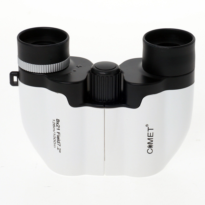 10X22瓷白小保罗望远镜高倍高清微光夜视便携式迷你双筒风景户外