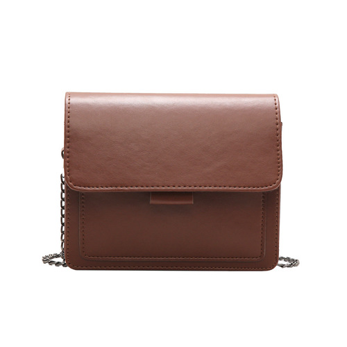 New small bag for women  spring new fashion ins versatile wide shoulder strap small square bag retro single shoulder crossbody
