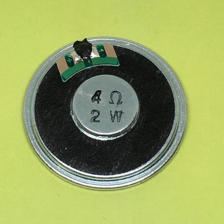 【厂家直销】供应铁壳喇叭Φ40MM 内磁 4欧1W 2W 高标老化测试