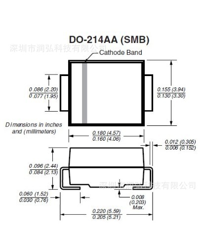 TVS瞬变二极管SMBJ36CA 双向36V 5uA SMBJ全系列 晶导