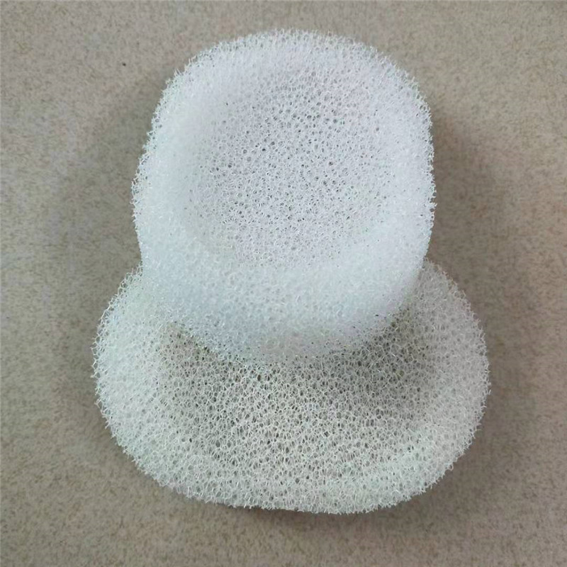 兄朋批发不吸水白色海绵孔30ppi过滤海绵肥皂海绵异形120*87*10mm