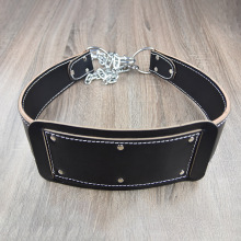 valeo牛皮健身负重腰带举重深蹲硬拉体育运动护具护腰带批发定制