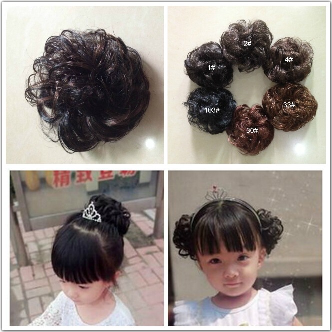 Children's Wig Children's Day Kindergarten Performance Baby Girl Dancing Wig Wig Wig Ring Ball Head Flower Head Children's Wig Children's Day Kindergarten Performance Baby Girl Dancing Wig Wig Wig Ring Ball Head Flower Head