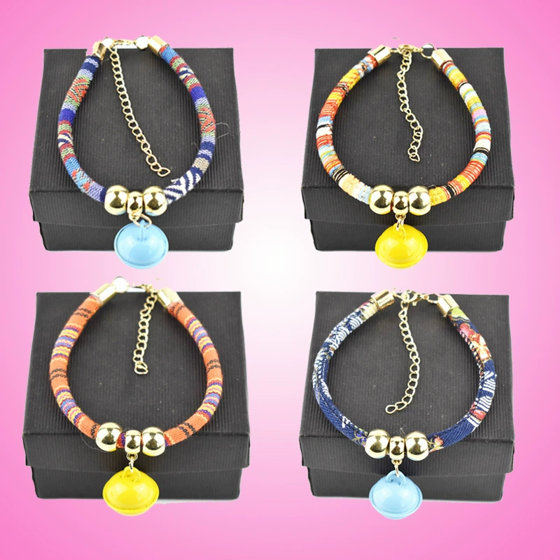 Вязаный ошейник для домашних животных Вязаный ошейник ручной работы Этнический ошейник для кошек