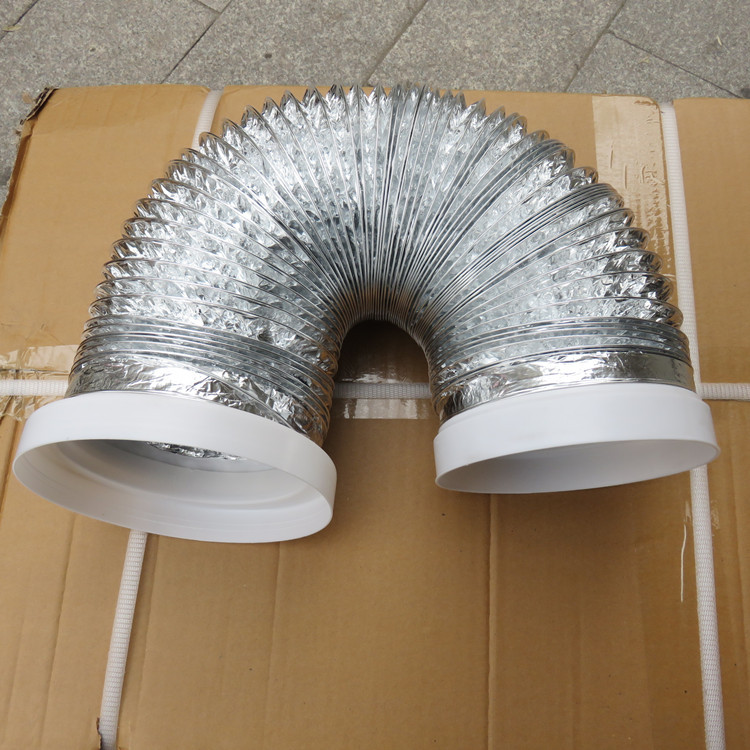 厨房抽油烟机排烟管铝箔吸止逆阀排烟管伸缩油烟机配件管道防烟宝