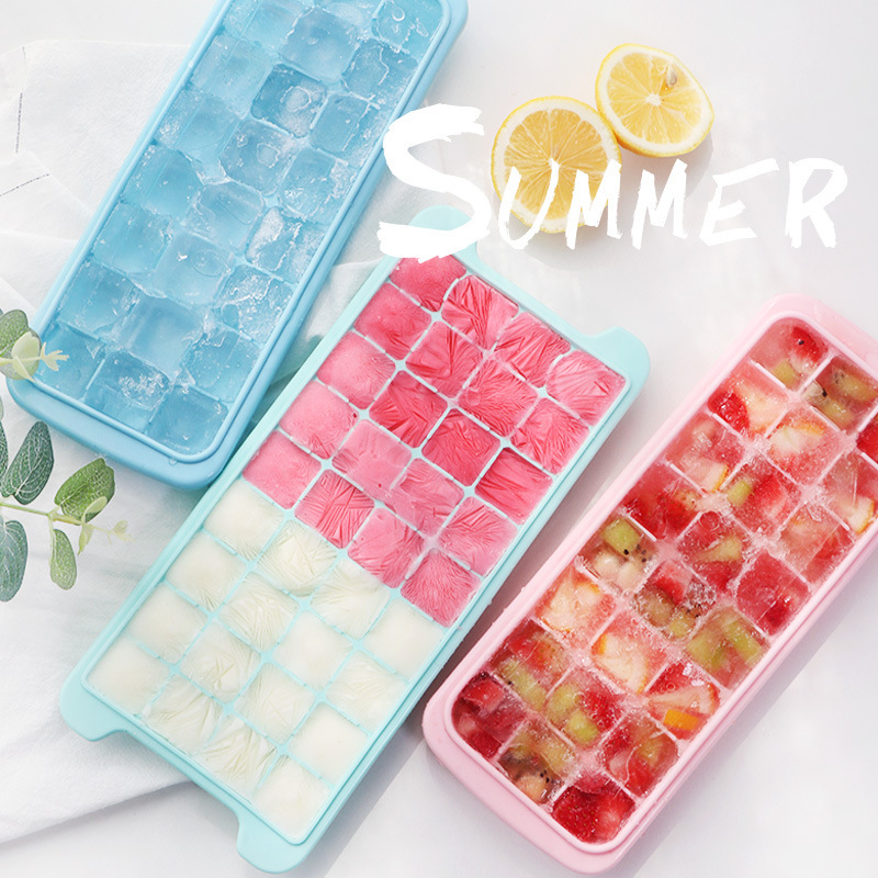 Silicone Ice Cube Mold Edible Household Homemade Ice Tray Internet Celebrity Small Ice Tray Personalized Creative Ice Box Quick Freezer