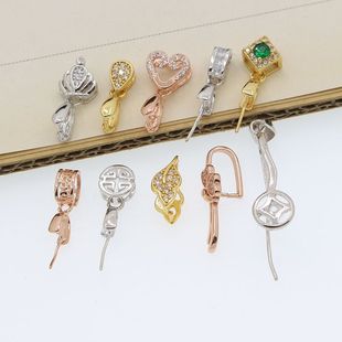 S925���y�����ۊA��DIY��Ůˮ������Ϟ������ӹ��ӿ���ƽ����