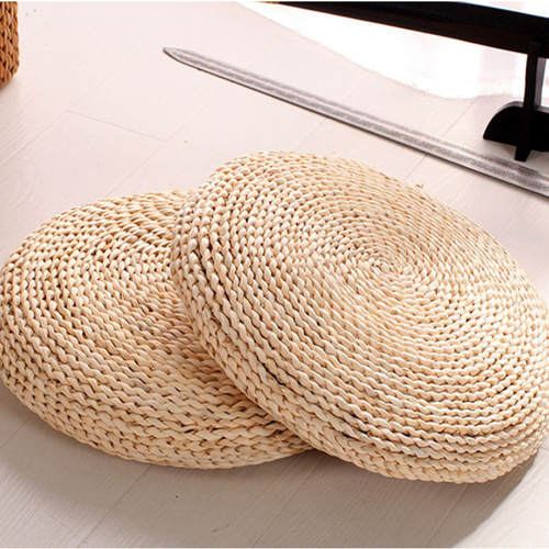 Straw futon mat, corn husk seat cushion, bay window mat, straw mat, futon seat cushion, hand-woven seat cushion, tatami mat